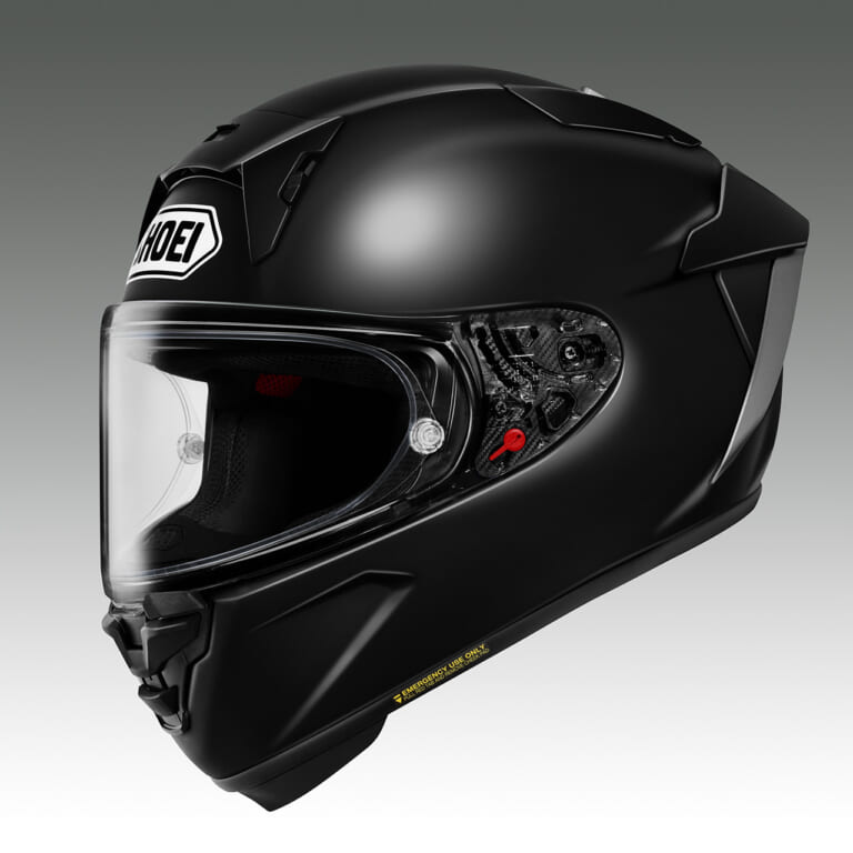 X-Fifteen 02_Black (EXISTING COLOR)｜SHOEIの最高峰『X-Fifteen 02』に待望のマットブラック登場！精悍なつや消し黒が2027年1月に発売決定