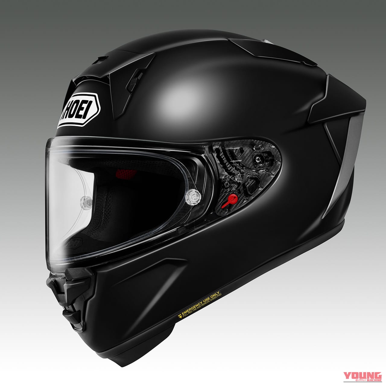 X-Fifteen 02_Black (EXISTING COLOR)|SHOEIの最高峰『X-Fifteen 02』に待望のマットブラック登場!精悍なつや消し黒が2027年1月に発売決定