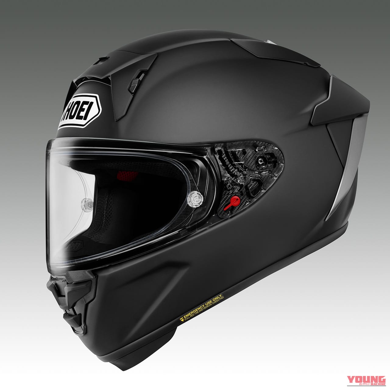 X-Fifteen 02_Matt Black (NEW COLOR)｜SHOEIの最高峰『X-Fifteen 02』に待望のマットブラック登場！精悍なつや消し黒が2027年1月に発売決定