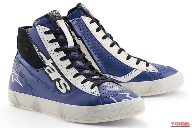 STATED FLAIR SHOE｜ステイテッド フレア シューズ｜「いかにもバイク用」はもう卒業！アルパインスターズの新作スニーカーが街歩きもツーリングもこなせて安全性も確保
