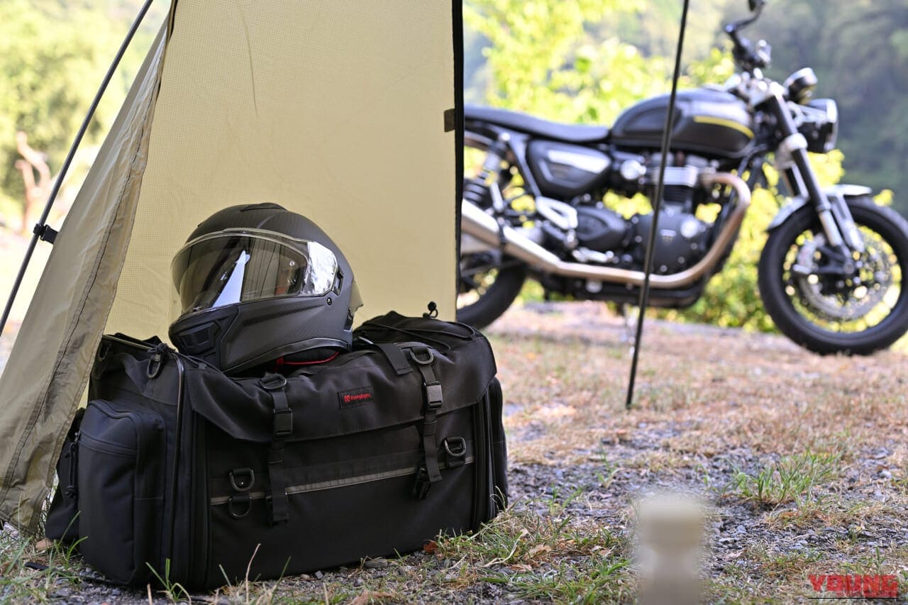 DAYTONA OUTDOORS｜帰りのパッキングで悶絶するライダーへ “超フィット”なギアケースで、キャンプツーリングの積載ストレスを完全撃破せよ！