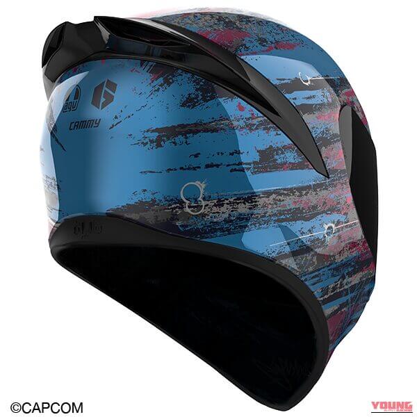 AGV K1 S SF6 CAMMY BLUE/PINK/GREY｜ジュリ、キャミィ、豪鬼、ケンがヘルメットに! AGVのフルフェイス「K1 S」が魅せるストリートファイター6世界観とMotoGP直系安全性能