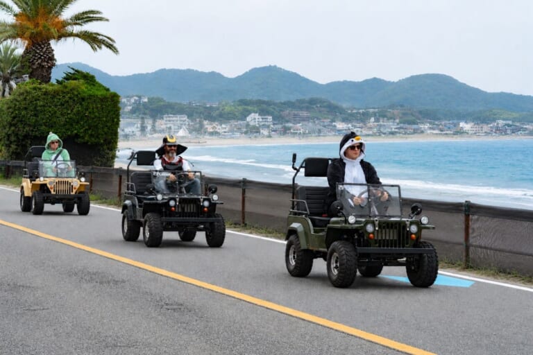 三浦半島の絶景ツアーに採用! ジープスタイルが魅力的なブレイズのミニ電動四輪「ネクストクルーザーEV」は実用性も十分|三浦半島の絶景ツアーに採用! ジープスタイルが魅力的なブレイズのミニ電動四輪「ネクストクルーザーEV」は実用性も十分