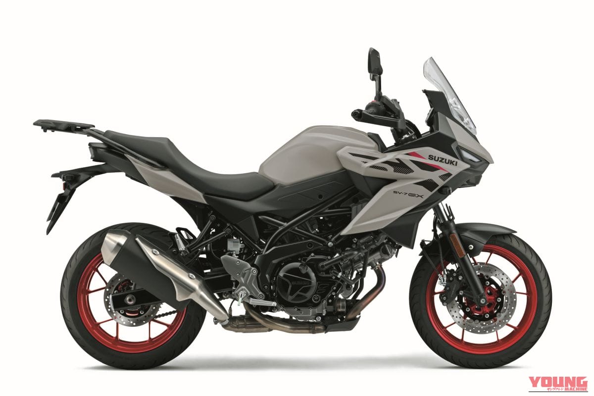 ｜待望のミドルVツインを継ぐ新型クロスオーバー! GSX-S1000GX譲りの顔つきと快適ポジションを獲得したスズキ「SV-7GX」がついに日本解禁