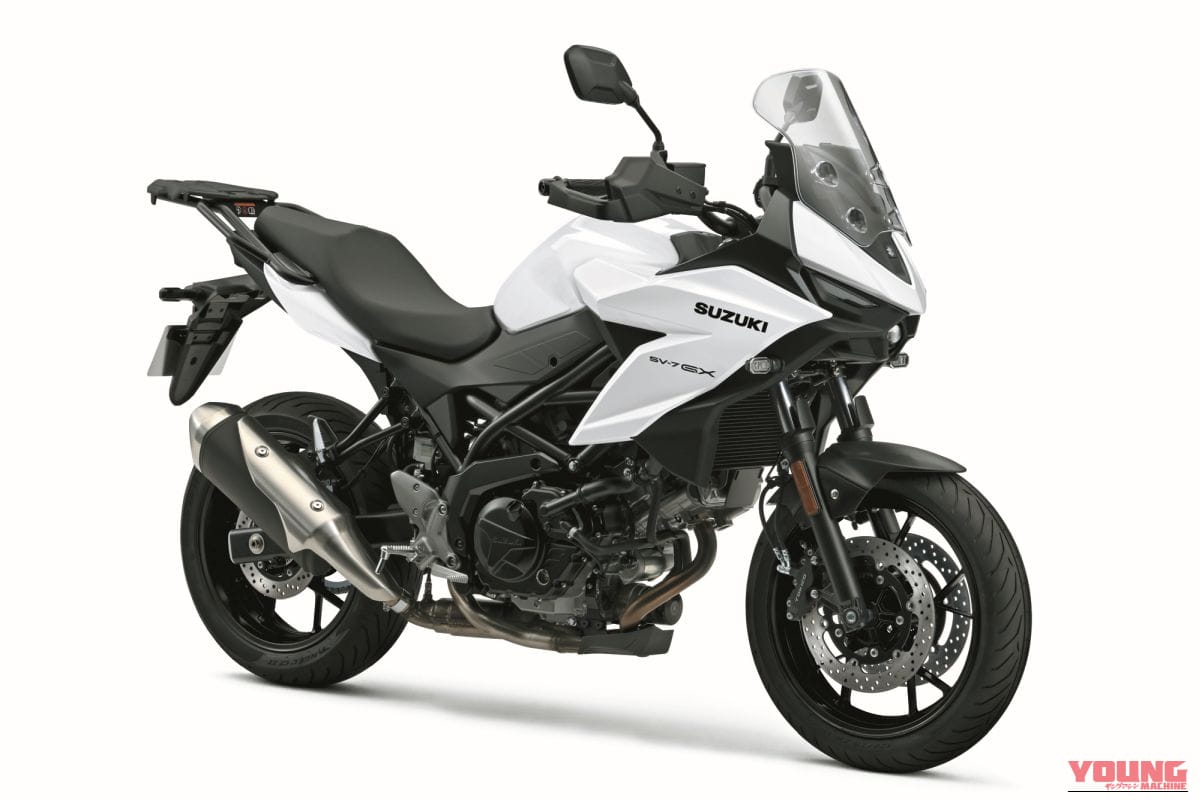 ｜待望のミドルVツインを継ぐ新型クロスオーバー! GSX-S1000GX譲りの顔つきと快適ポジションを獲得したスズキ「SV-7GX」がついに日本解禁