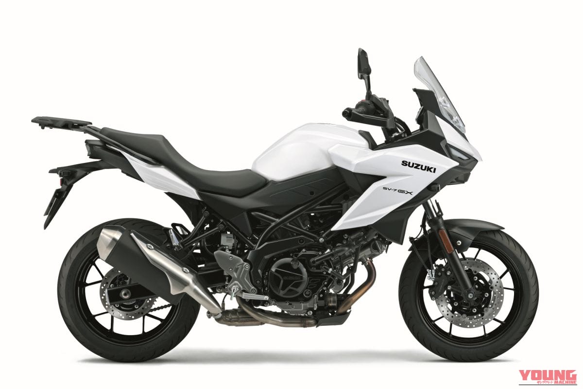 ｜待望のミドルVツインを継ぐ新型クロスオーバー! GSX-S1000GX譲りの顔つきと快適ポジションを獲得したスズキ「SV-7GX」がついに日本解禁