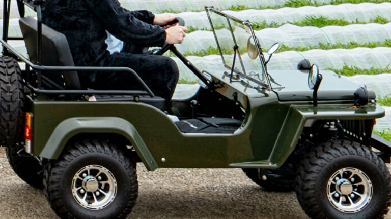 三浦半島の絶景ツアーに採用! ジープスタイルが魅力的なブレイズのミニ電動四輪「ネクストクルーザーEV」は実用性も十分