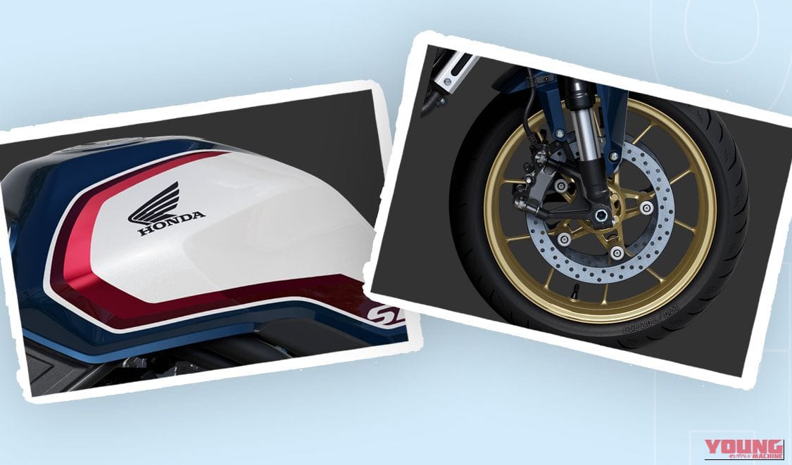 HONDA CB500 SUPER FOUR｜名フラッグシップCB1300SF SPの伝統カラーを完全再現! 71.8PS「CB500SF」で登場の黄金ホイール履く新色は日本版CB400SFへ波及するか