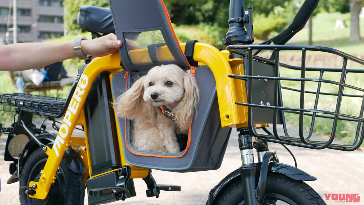 約16万から手に入る「漕がない自転車」! 耐荷重150kg＆傾斜32%を登る特定小型原付「モペロ ミニカーゴ2」が予約販売受付中
