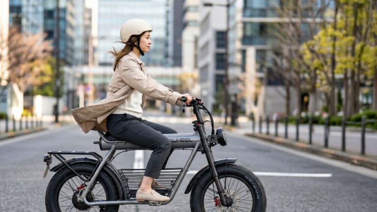 COSWHEEL MIRAI G|免許不要で乗れる本格バイクスタイル! 20×4インチ極太タイヤを履く特定小型原付「COSWHEEL MIRAI G」が一般販売をスタート