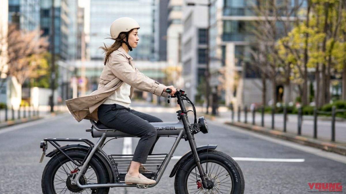 COSWHEEL MIRAI G|免許不要で乗れる本格バイクスタイル! 20×4インチ極太タイヤを履く特定小型原付「COSWHEEL MIRAI G」が一般販売をスタート