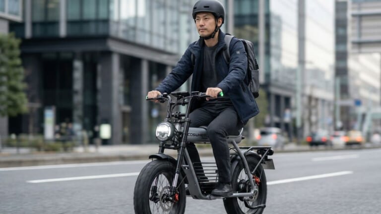 COSWHEEL MIRAI G｜免許不要で乗れる本格バイクスタイル! 20×4インチ極太タイヤを履く特定小型原付「COSWHEEL MIRAI G」が一般販売をスタート