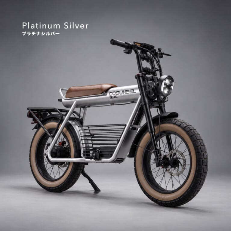 COSWHEEL MIRAI G｜免許不要で乗れる本格バイクスタイル! 20×4インチ極太タイヤを履く特定小型原付「COSWHEEL MIRAI G」が一般販売をスタート