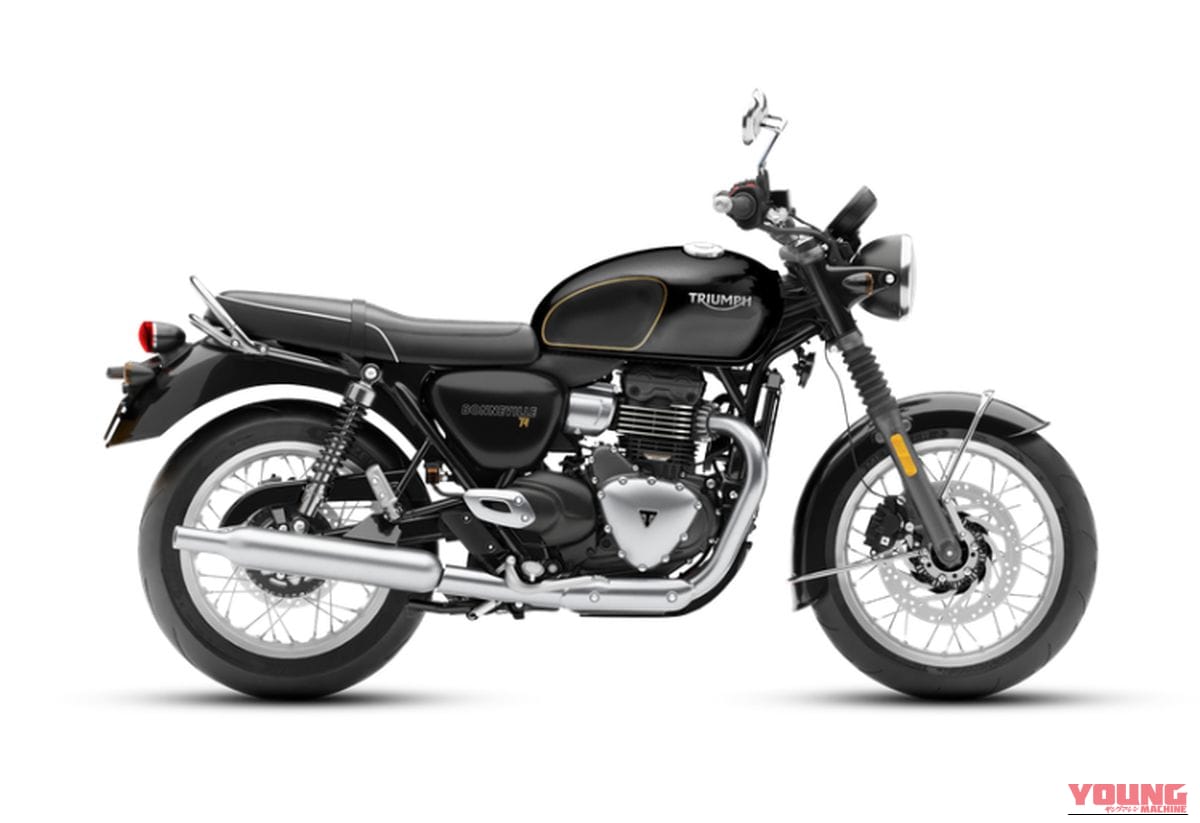 TRIUMPH BONNEVILLE T4｜ネオクラ代表格の造形と実用装備が約46万円で! 入門機にオススメなトライアンフ ボンネビルT40のエントリーグレード「T4」がインドでデビュー【海外】