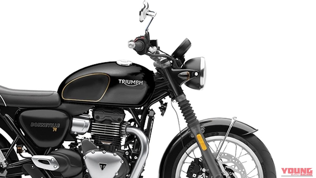 TRIUMPH BONNEVILLE T4｜ネオクラ代表格の造形と実用装備が約46万円で! 入門機にオススメなトライアンフ ボンネビルT40のエントリーグレード「T4」がインドでデビュー【海外】