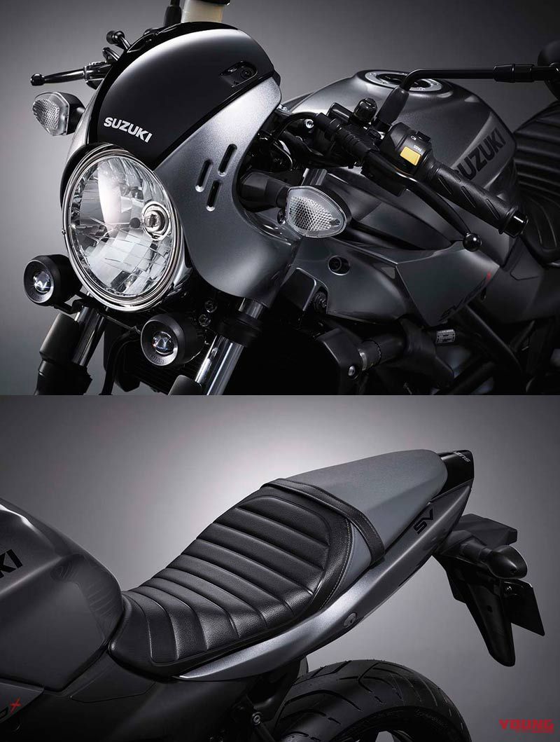 純正ヘッドライトカウル流用でSV650をSV650Xへ
