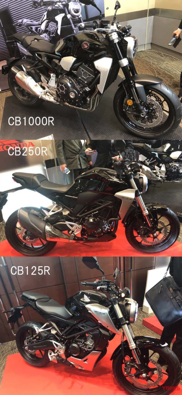 18新型cb1000r Cb250r Cb150r Cb125rの価格と発売日 Webヤングマシン 新車バイクニュース