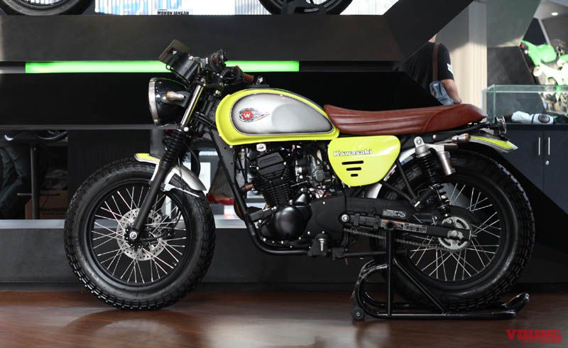 kawasaki w175 custom scrambler